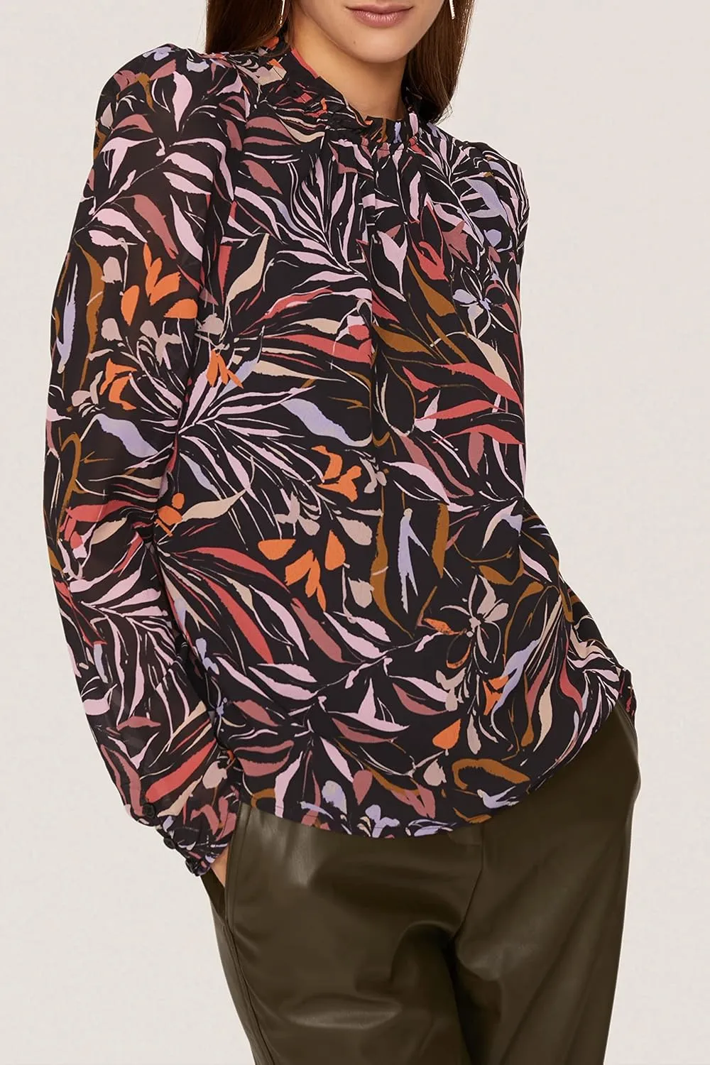 RTR Design Collective Printed Crew Top