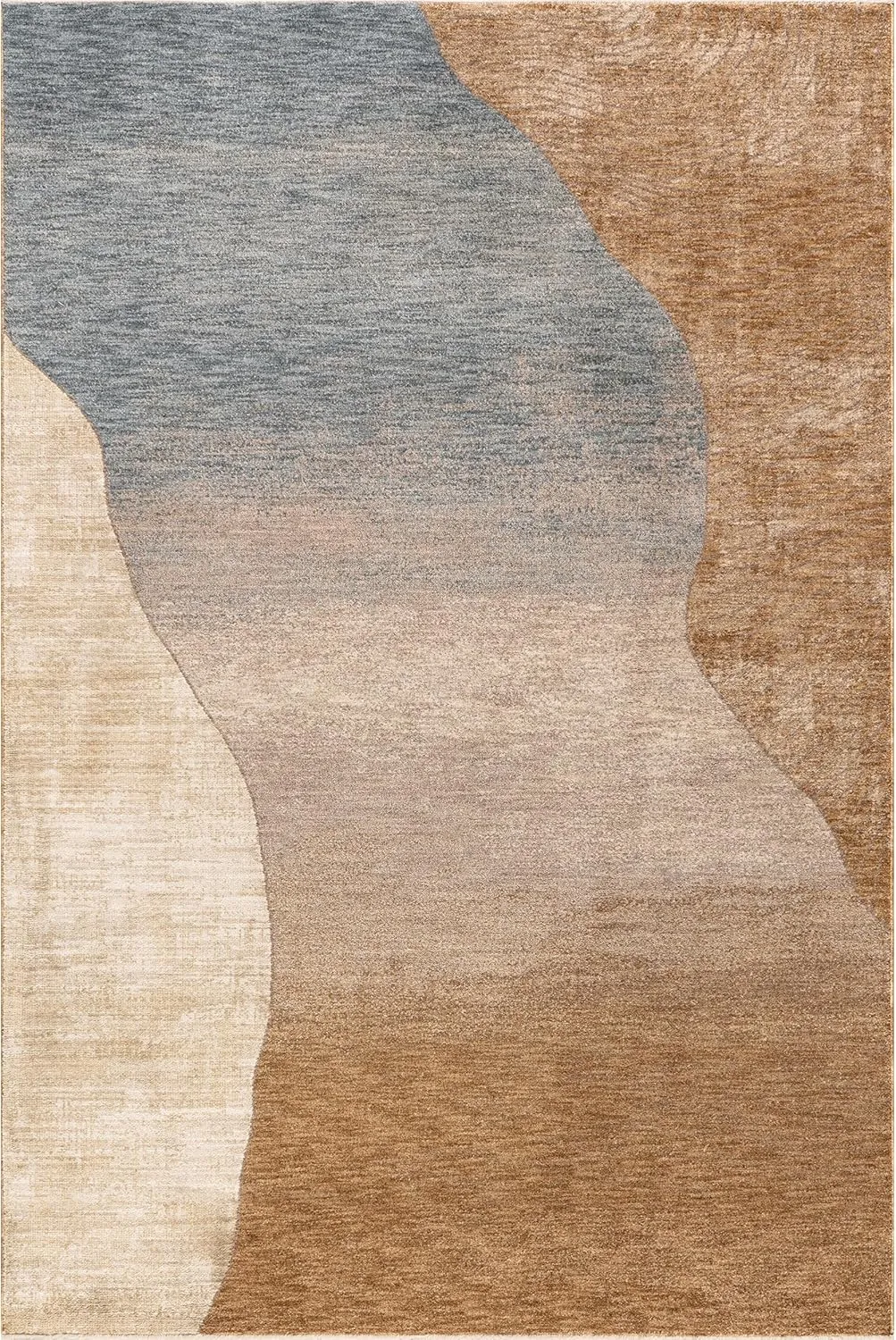 Rugs USA Faela Abstract Fringe Area Rug, 4x6, Multicolor