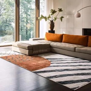 Rugs USA Manaslu Sunrise Fringed Area Rug, 4x6, Multicolor