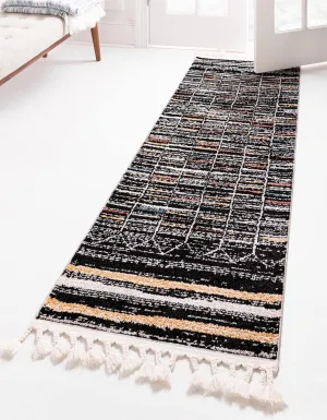 Rugs.com Aramis Collection Rug – 6 Ft Runner Multi Medium Rug Perfect for Hallways, Entryways