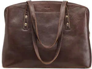 S-ZONE Leather Tote Bag for Women Large Capacity Work Shoulder Handbags Purses