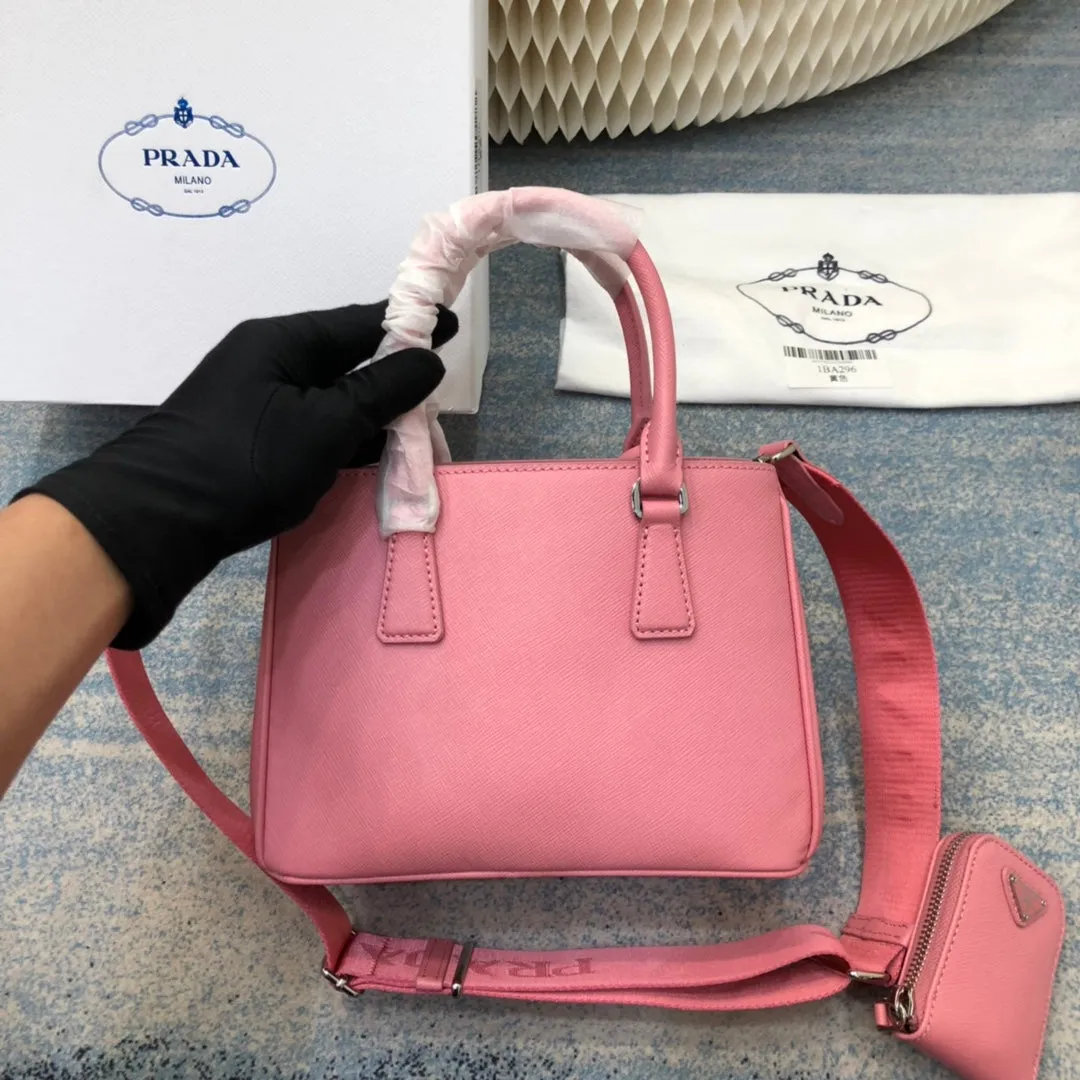 SAFFIANO PINK PRADA LEATHER All-encompassing selection 23 PETAL In-demand product MINI BAG IN