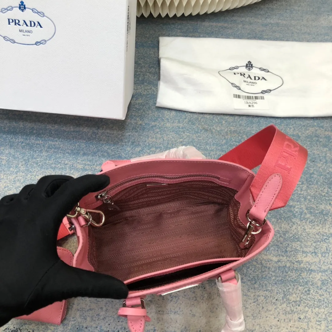 SAFFIANO PINK PRADA LEATHER All-encompassing selection 23 PETAL In-demand product MINI BAG IN