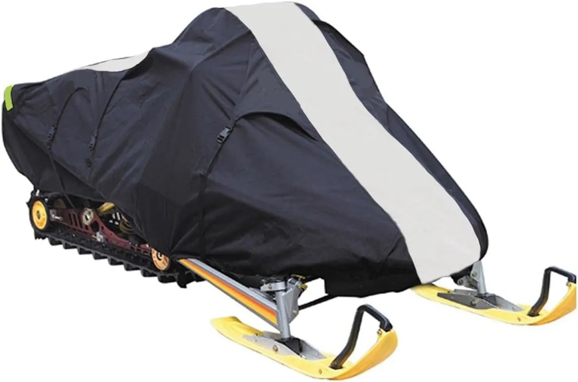 SBU 600D Snowmobile Travel and Storage Cover Compatible for 2015-2019 Model Year Arctic Cat Pantera 7000 Limited 146 Sleds. Slush and Mud Protection