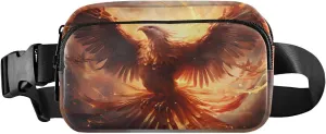 senya Fire Phoenix Fanny Pack Crossbody Bags for Women Belt Bag Running Waist Bag with Adjustable Strap