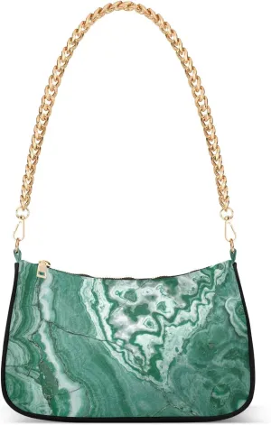 senya Handbags Chain Shoulder Tote Bag Marble Textures Satchel Purse Top Handle Crossbody Bags for Women 5
