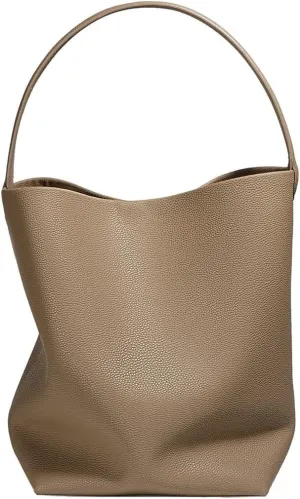 Shoulder Bag,Leather Crossbody Bucket,Top Handle Handbag,
