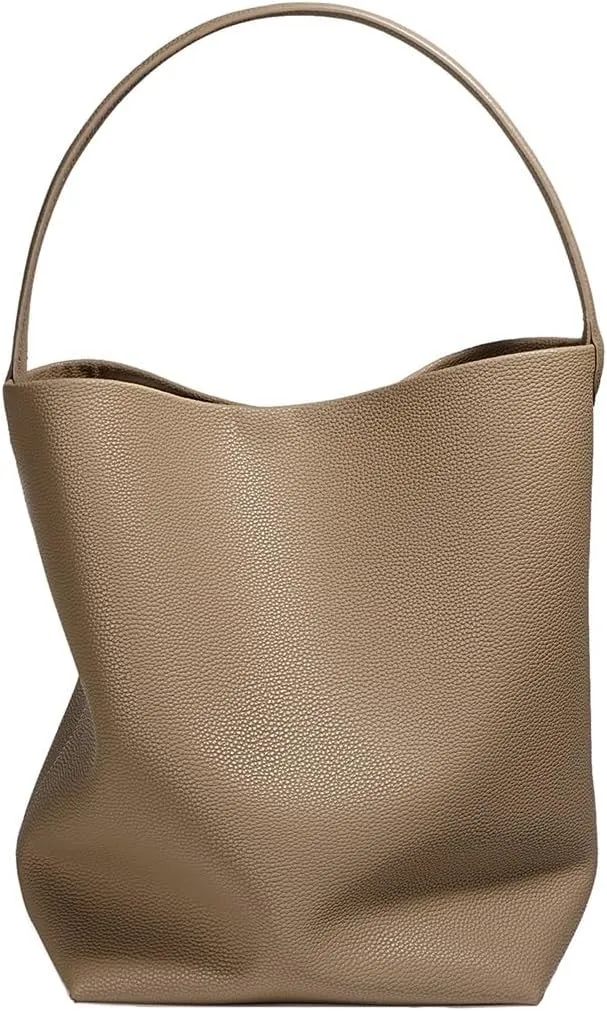 Shoulder Bag,Leather Crossbody Bucket,Top Handle Handbag,