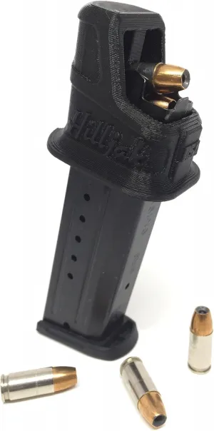 Sig Sauer P250, P320, M17, M18 and Heckler & Koch VP9/P30 9mm Double-Stack Magazine Speed Loader QL9 2.0 - Black