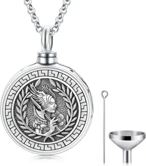 SIMONLY Mother's Day Gifts Goddess Necklace for Women 925 Sterling Silver Goddess Amulet Necklace Ancient Egypt Greek Mythology Jewelry Gifts for Her
