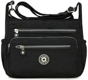 Single shoulder Messenger Crossbody Bag Nylon Purse Satchel Travel Women Lady Fashion Top Handle