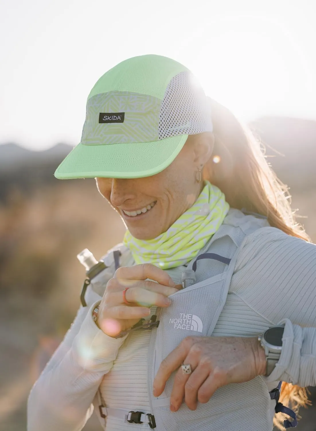 Skida Lightweight Run Cap UPF 50  Moisture-Wicking Snug Fit Crushable Packable Ideal for Running Golf Tennis Pickleball