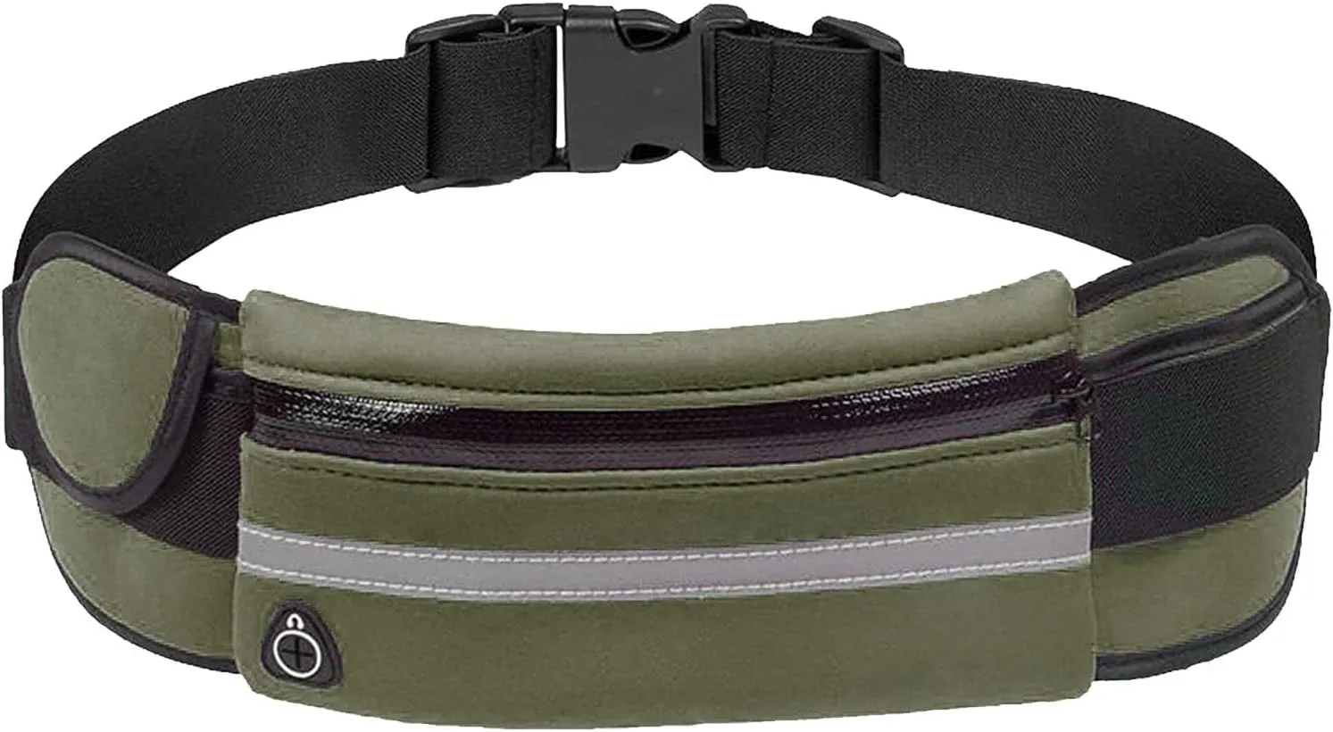 Slim Running Belt for Men, Waterproof Fanny Packs for Women,Phone Holder for Running,Reflective Waist Bag,Runners Belt Pouch,Money Belt,Waist Pack for Running Travel Workout Camping