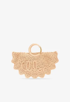 Small Bracelet Paravent Crochet Top Handle Bag