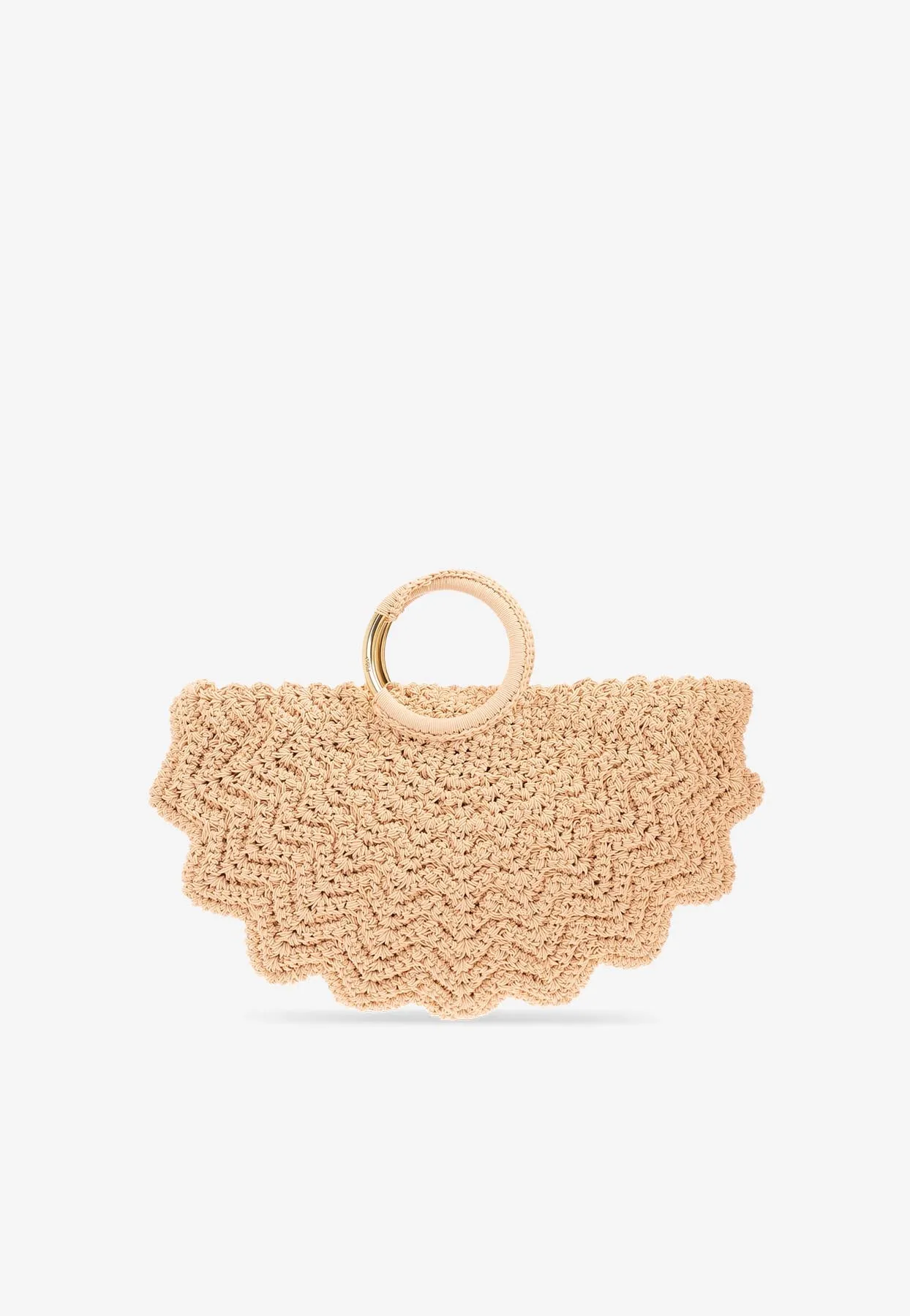 Small Bracelet Paravent Crochet Top Handle Bag