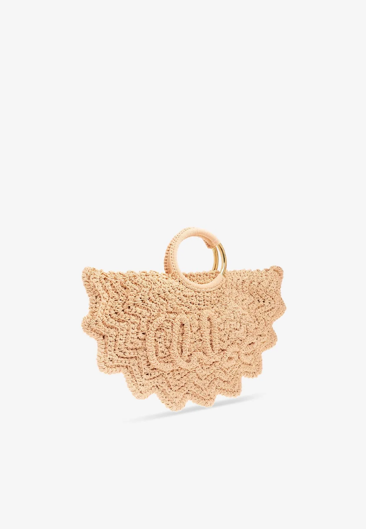 Small Bracelet Paravent Crochet Top Handle Bag