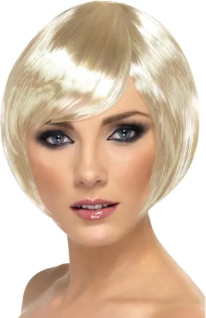 Smiffys Women's Babe Wig Short Bob with Fringe