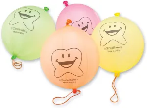 SmileMakers Happy Tooth Punching Balloons - 48 per Pack