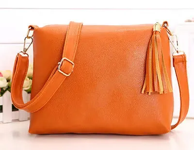 Soft leather REPRCLA fringe crossbody bag