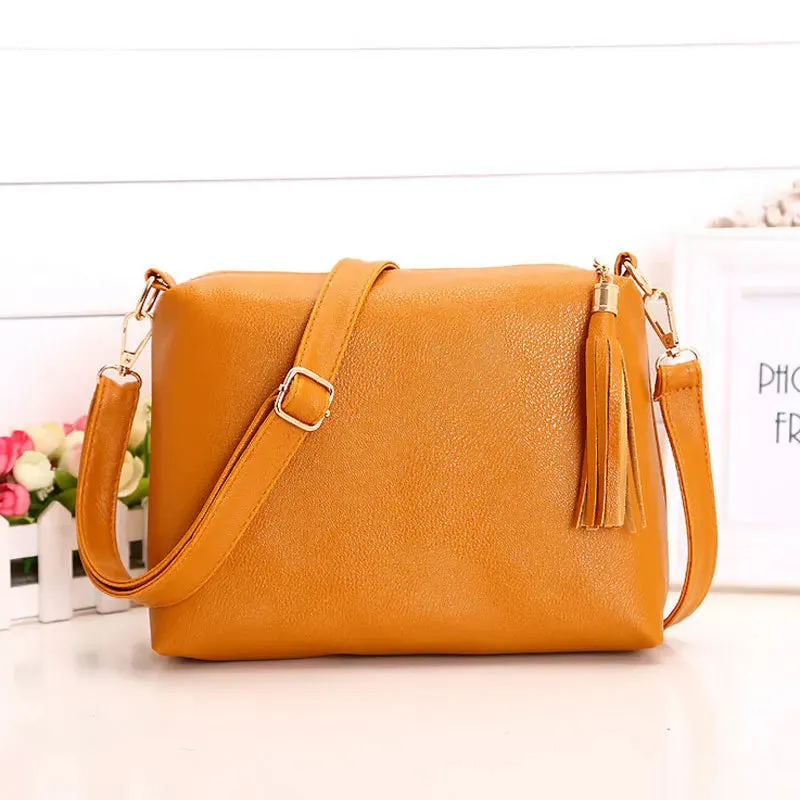 Soft leather REPRCLA fringe crossbody bag