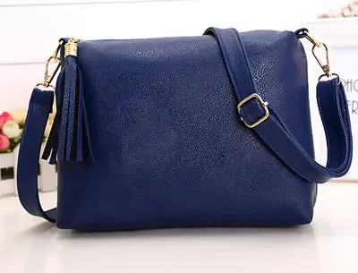 Soft leather REPRCLA fringe crossbody bag