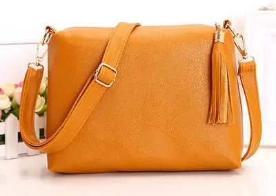 Soft leather REPRCLA fringe crossbody bag