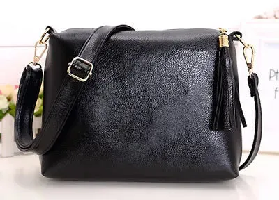 Soft leather REPRCLA fringe crossbody bag