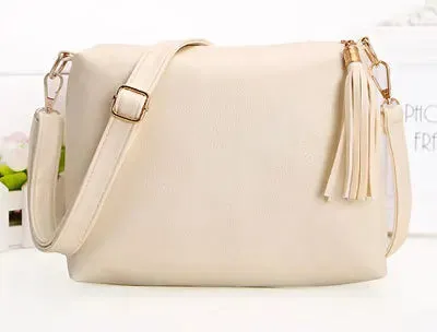Soft leather REPRCLA fringe crossbody bag