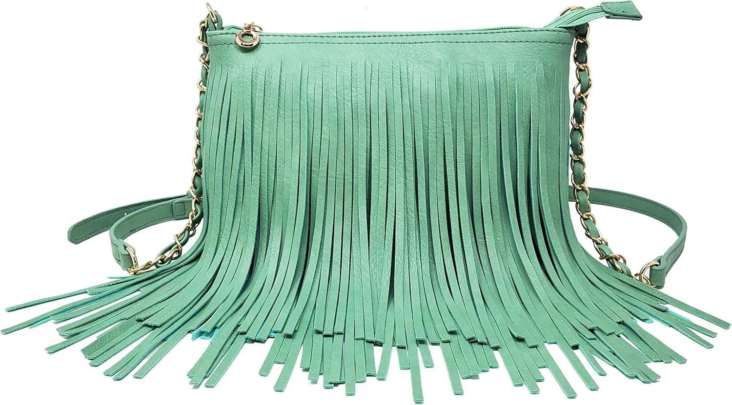 Solene Fringe Crossbody Shoulder Bag with Strap, Tassel Messenger bag, Country Style Western Fringe Purse for Women