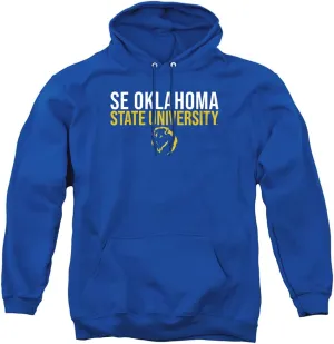 Southeastern Oklahoma State University Official Stacked Unisex Adult Pull-Over Hoodie