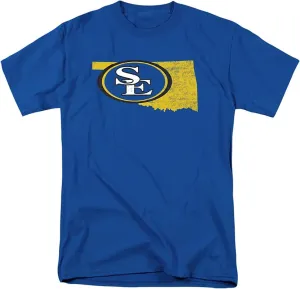 Southeastern Oklahoma State University Official State Shape Unisex Adult T Shirt