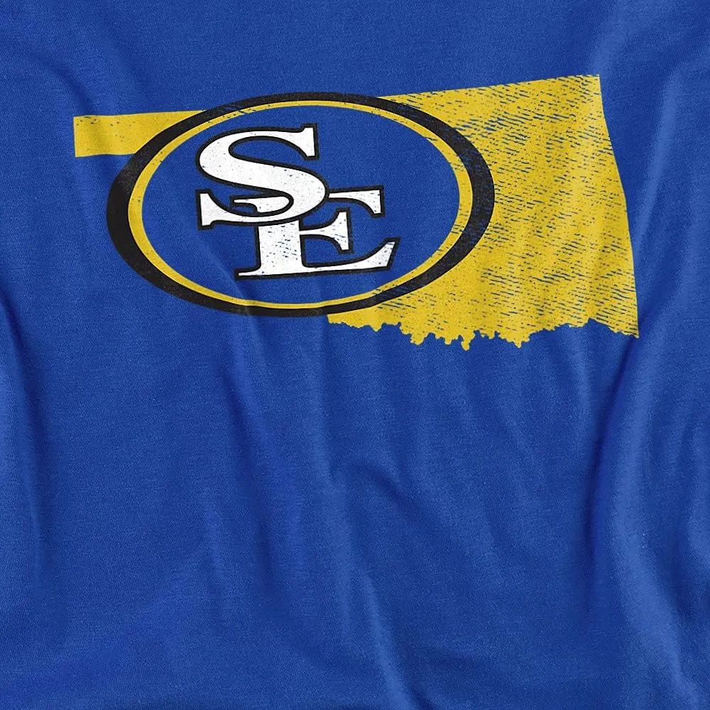 Southeastern Oklahoma State University Official State Shape Unisex Adult T Shirt
