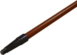 SPARTA 4022001 Spectrum Fiberglass Broom Handle, Mop Handle, Replacement Handle With Acme Threaded Tip For Commercial Cleaning, 60 Inches, Brown, (Pack of 12)