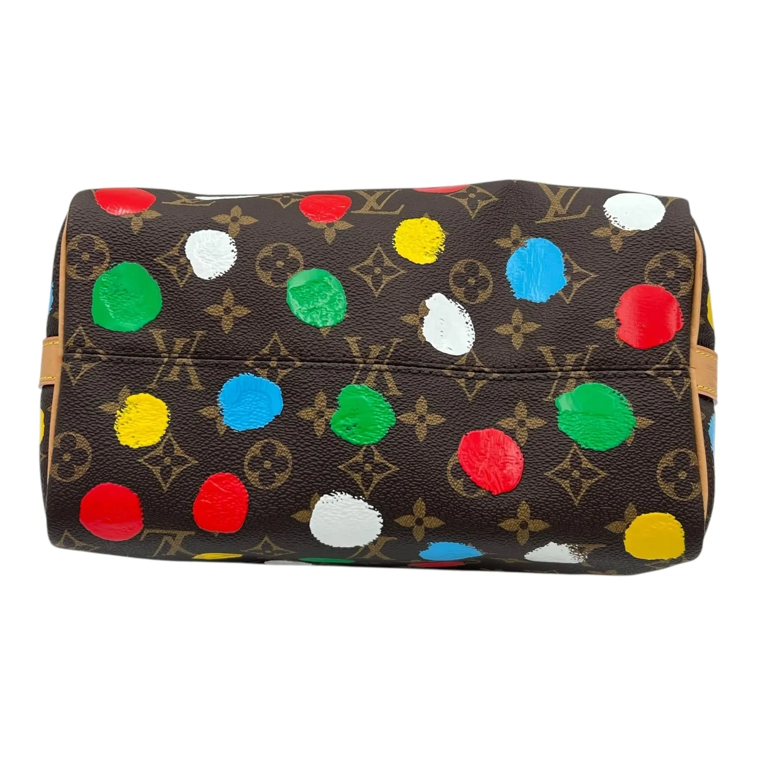Speedy Bandouliere 25 Brown Top Handle Bag in Monogram Coated Canvas, Gold hardware