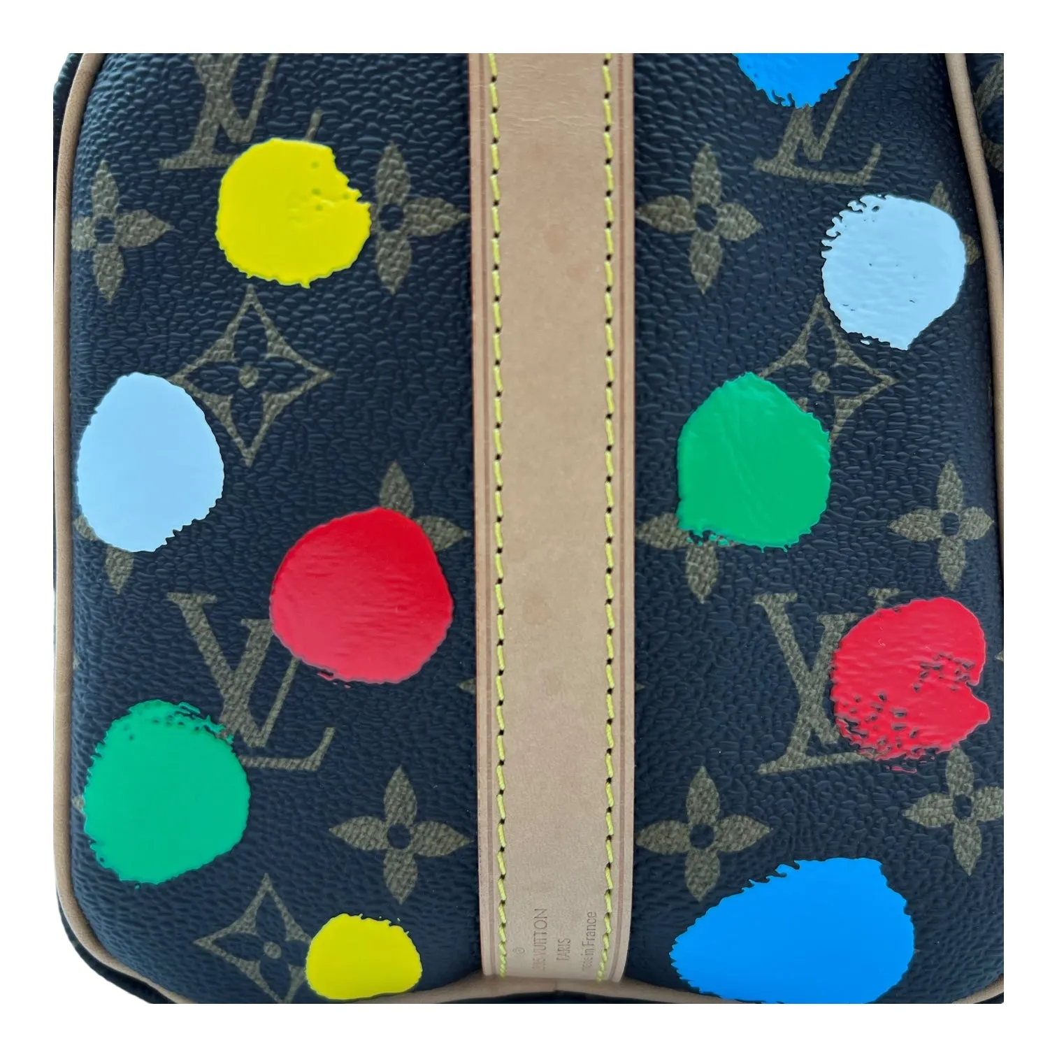 Speedy Bandouliere 25 Brown Top Handle Bag in Monogram Coated Canvas, Gold hardware