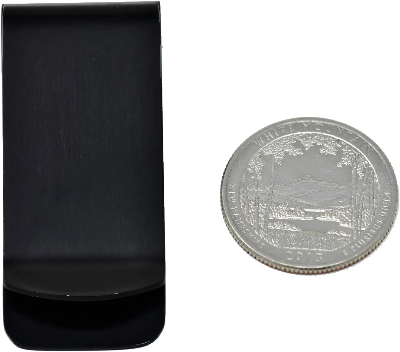 Stainless Steel Money Clip For Men Dad Boy Friend Father Floral Initial Letter Box Monogram Wallet Cash Card Holder