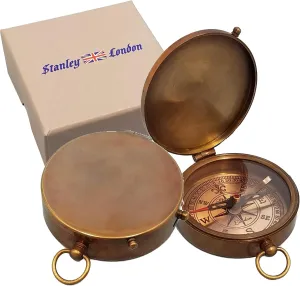 Stanley London Leadership Compass Gift | Unique Engraved Award/Retirement Gift
