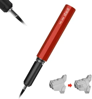 stedi Model Scriber Chisel,Tungsten steel Blades 0.1mm,for Modeling Hobby,RG Scale Model,Gundam Model Kit,for Scribing line, Engraved,Panel line,Resin,Red