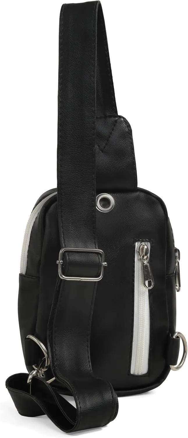 Stylish Sling Bag for Women, PU Leather Crossbody Bags for women with Adjustable Strap, Fanny Packs for women