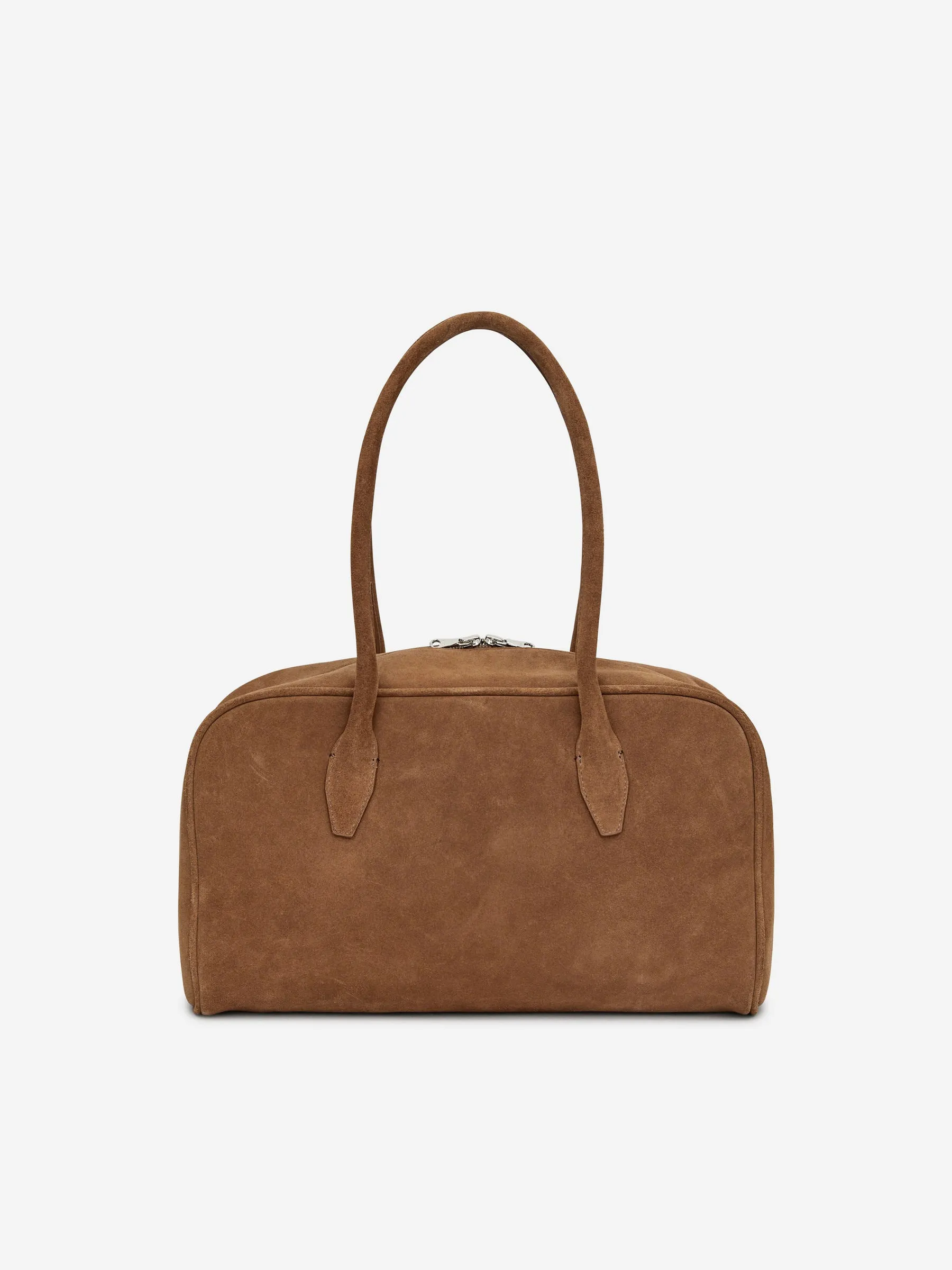 Suede Bowling Bag