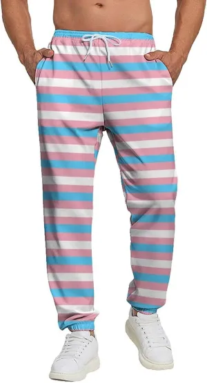 Sweatpants for Men Joggers Pant 3D Printed Sports Pants Workout Pants with 2 Side Pockets