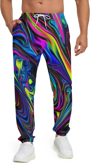 Sweatpants for Men Joggers Pant 3D Printed Sports Pants Workout Pants with 2 Side Pockets