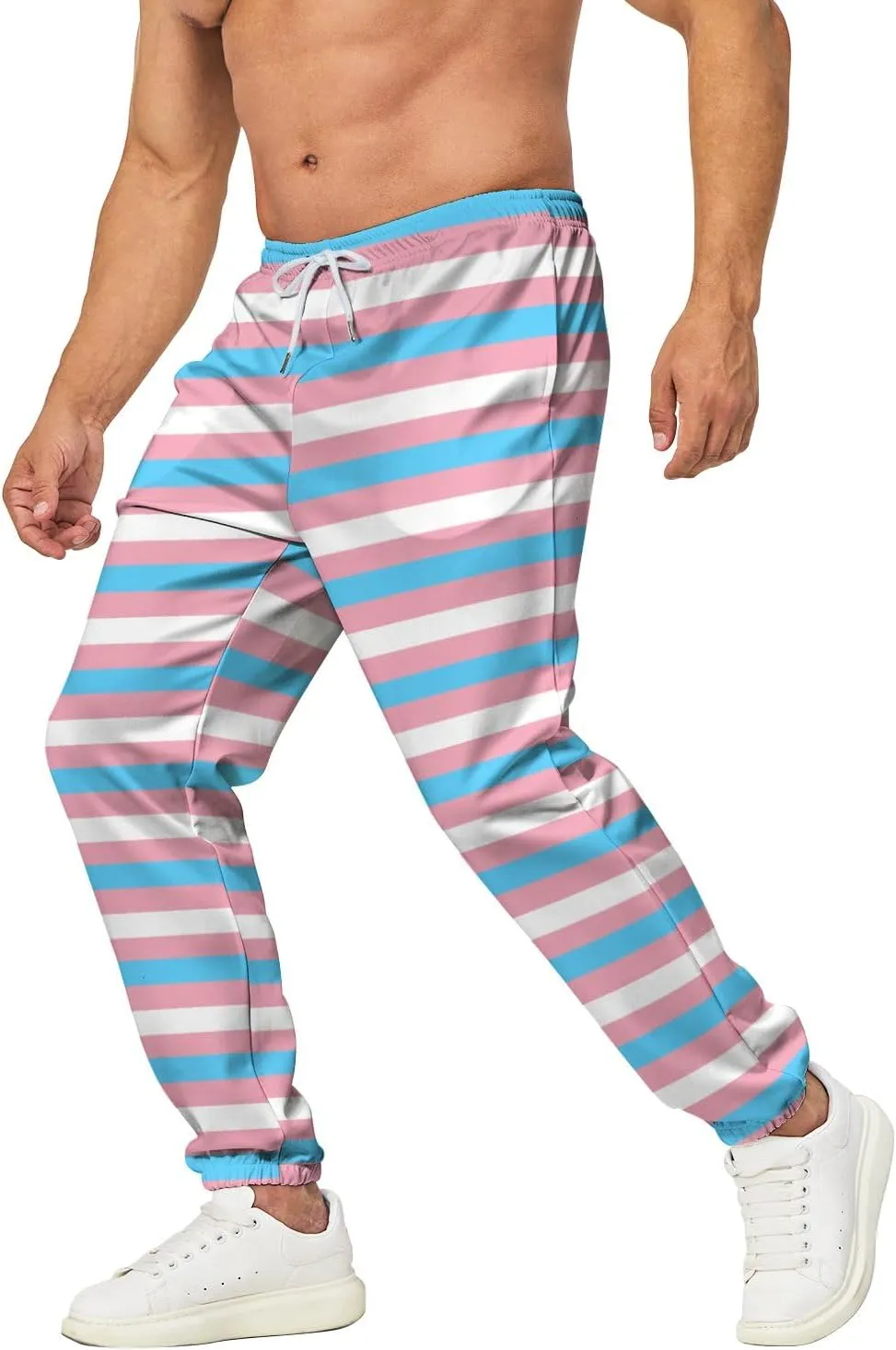Sweatpants for Men Joggers Pant 3D Printed Sports Pants Workout Pants with 2 Side Pockets