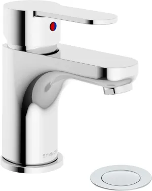 Symmons Identity Single-Hole Single-Handle Bathroom Faucet with Push Pop Drain in Polished Chrome (1.0 GPM)