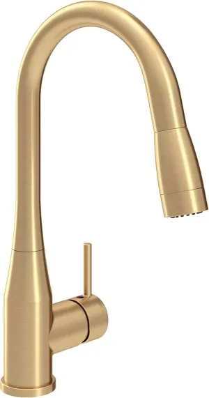 Symmons S-2302-BBZ-PD Sereno Single-Handle Pull-Down Kitchen Faucet in Brushed Bronze (2.2 GPM)