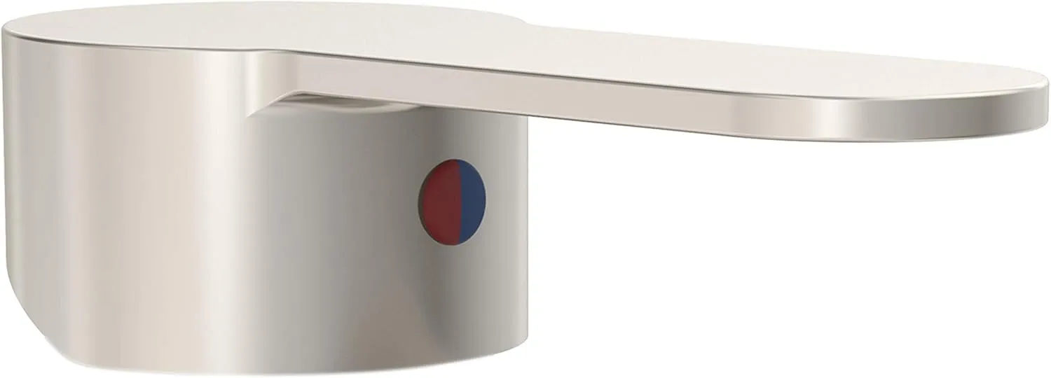 Symmons SLS-6712-STN-1.0 Identity Single Hole Single-Handle Bathroom Faucet with Drain Assembly in Satin Nickel (1.0 GPM)