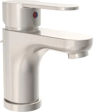 Symmons SLS-6712-STN-1.0 Identity Single Hole Single-Handle Bathroom Faucet with Drain Assembly in Satin Nickel (1.0 GPM)