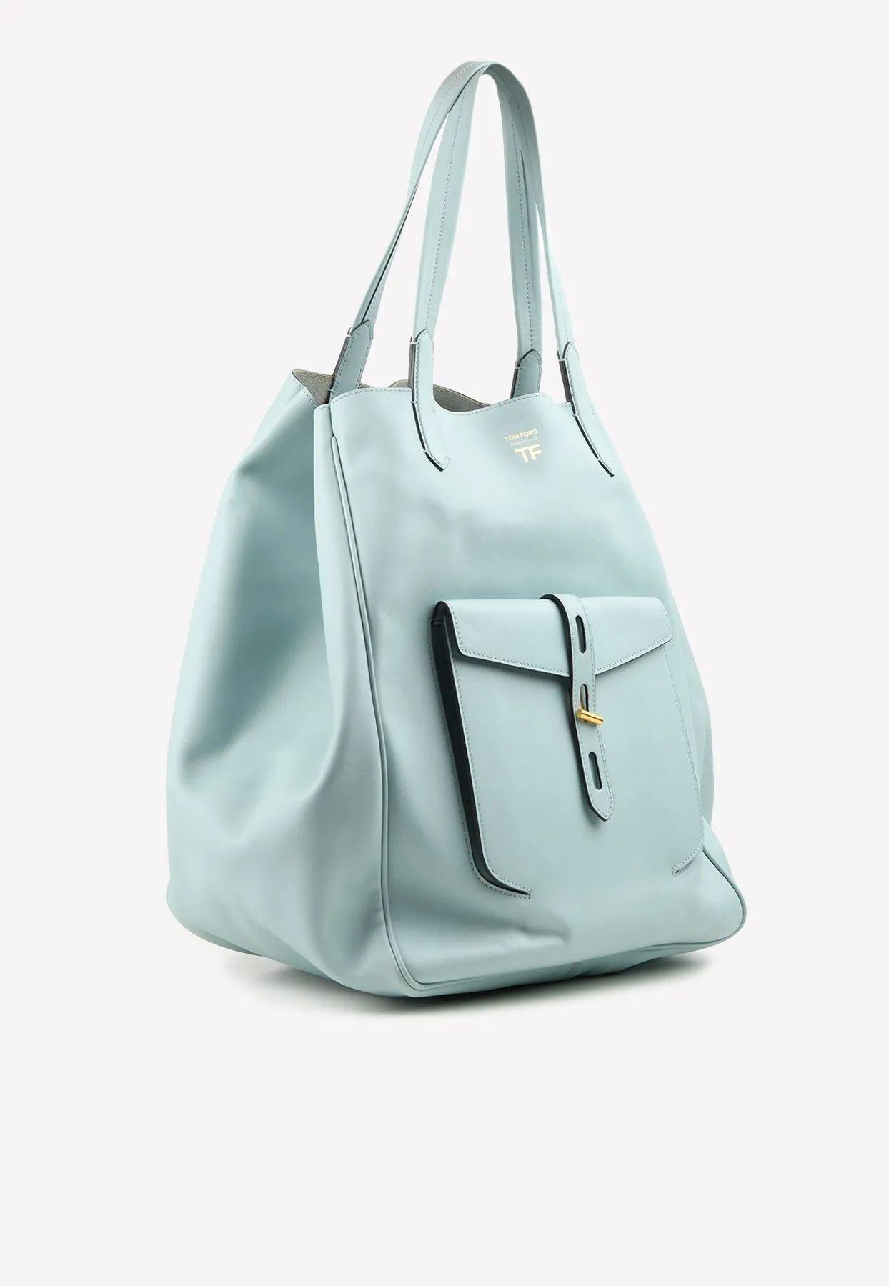 T-Twist Hollywood Leather Tote Bag