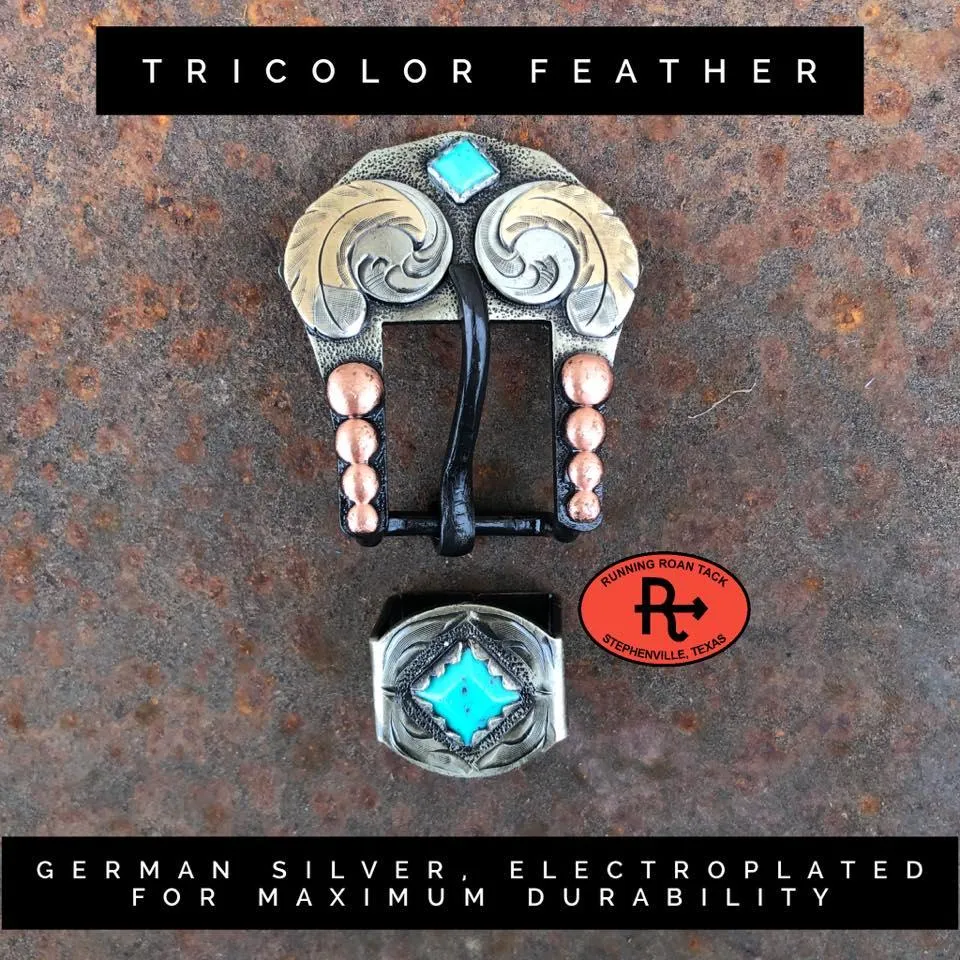 Teal Rose Mini Saddle Bag with Your Choice of Buckle and Fringe for Phone, Keys, Roping Powder, etc