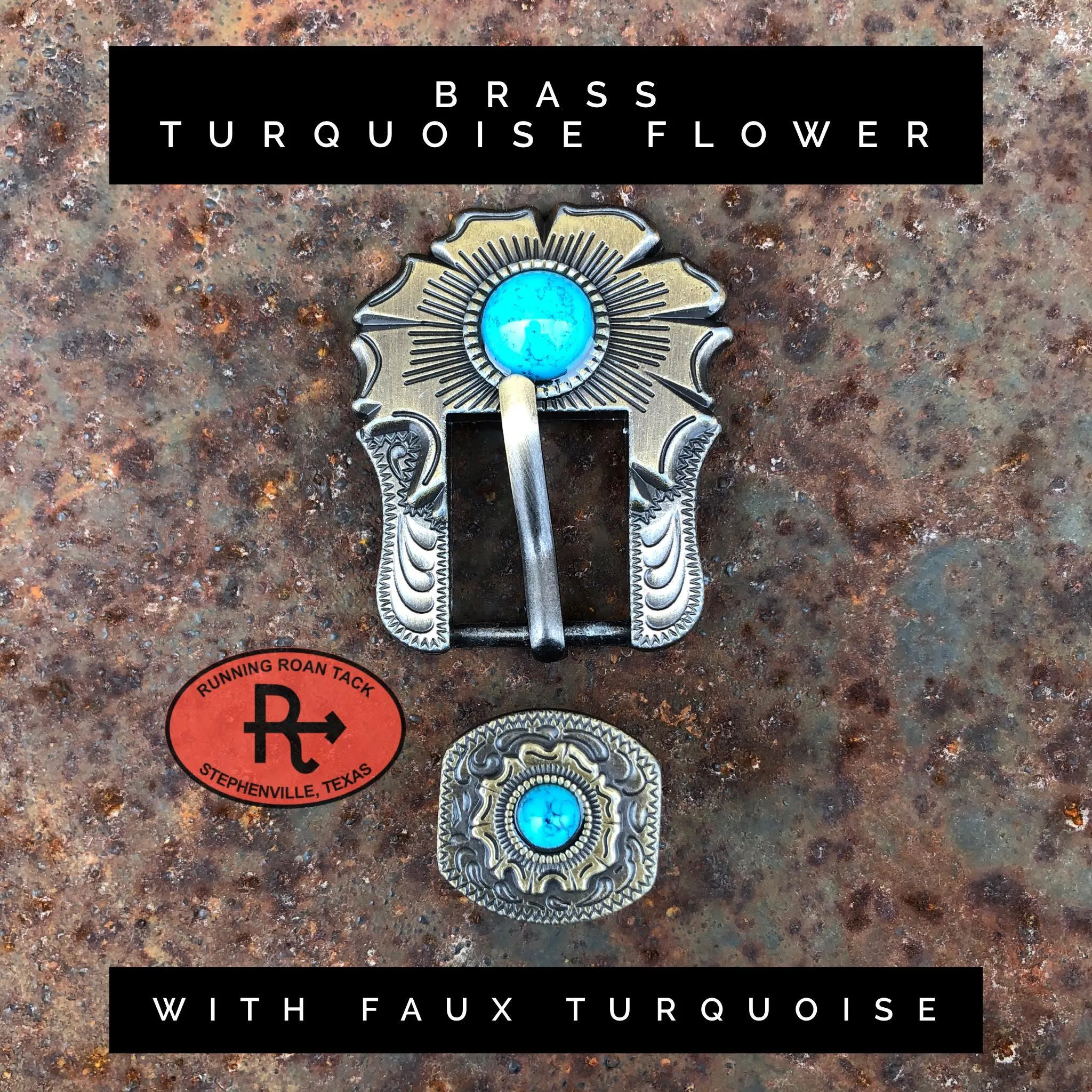 Teal Rose Mini Saddle Bag with Your Choice of Buckle and Fringe for Phone, Keys, Roping Powder, etc